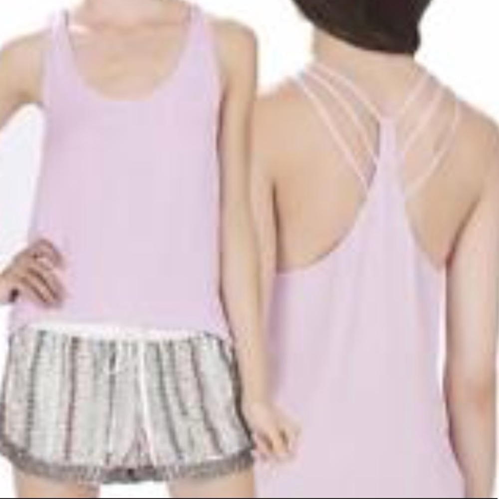 NWOT Parker Ginger Strappy Silk Top